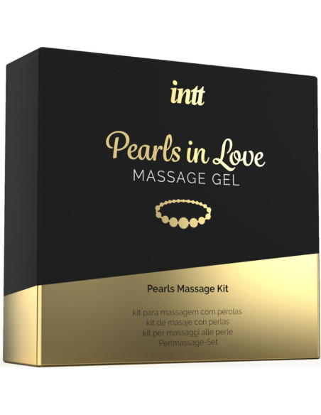 INTT MASSAGE and ORAL SEX - PEARLS IN LOVE WITH PEARL NECKLACE AND SILICONE GEL