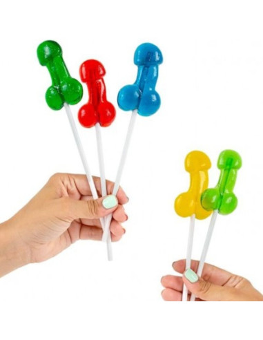 SECRETPLAY - DISPLAY ASSORTMENT PENIS LOLLIPOPS WITH ALCOHOL 40 UNITS