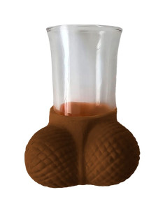 DIABLO PICANTE - CRYSTAL SHOT GLASS WITH MULATO EGGS