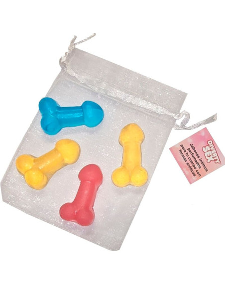 DIABLO PICANTE - 4 MINI SCENTED SOAPS IN THE SHAPE OF PENIS