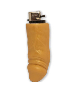 DIABLO PICANTE - GOLDEN PENIS-SHAPED RECHARGEABLE LIGHTER