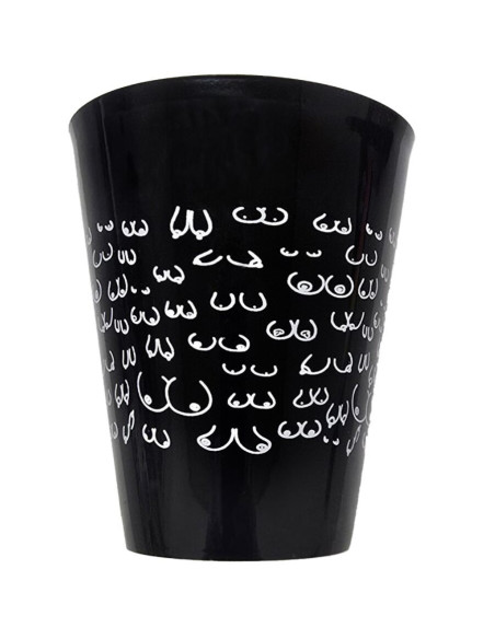 DIABLO PICANTE - BLACK CUP 500 ML WITH WHITE BOOBS