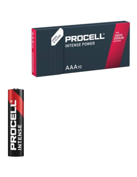 PROCELL - INTENSE POWER šarminės LR03 AAA 1.5V baterijos, 10 vnt.