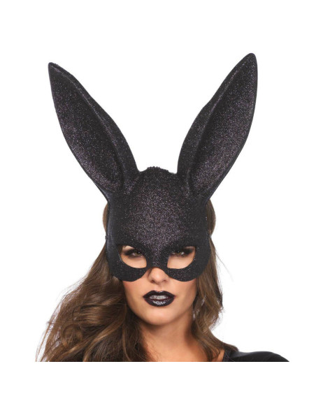 LEG AVENUE - GLITTER MASQUERADE RABBIT MASK