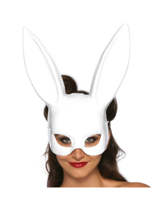 LEG AVENUE - MASQUERADE RABBIT MASK WHITE