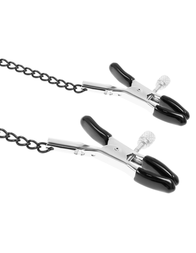 FETISH SUBMISSIVE - GAG RING WITH NIPPLE CLAMPS