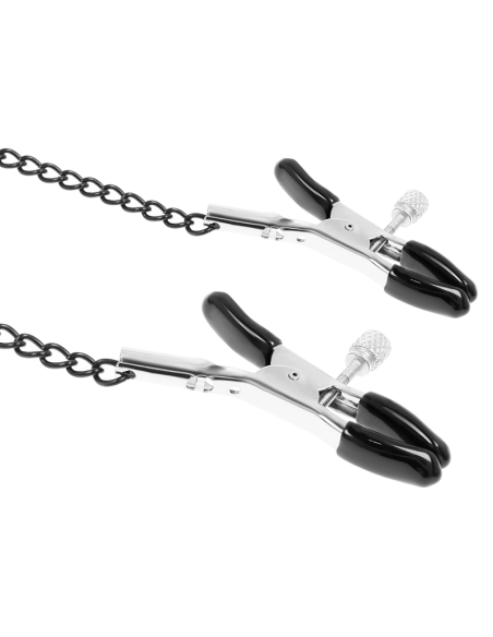 FETISH SUBMISSIVE - GAG RING WITH NIPPLE CLAMPS