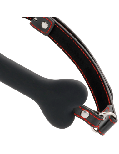 DARKNESS - BLACK BONE SILICONE GAG