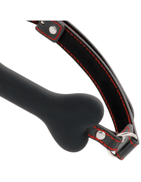 DARKNESS - BLACK BONE SILICONE GAG
