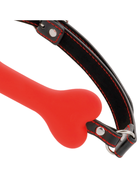 DARKNESS - RED BONE SILICONE GAG