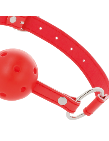 DARKNESS - RED BREATHABLE GAG