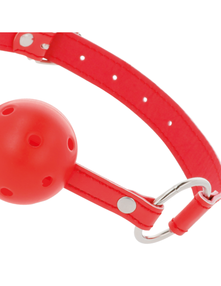 DARKNESS - RED BREATHABLE GAG