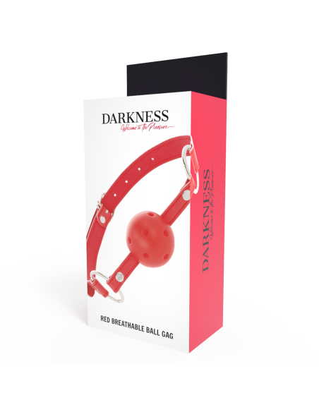 DARKNESS - RED BREATHABLE GAG
