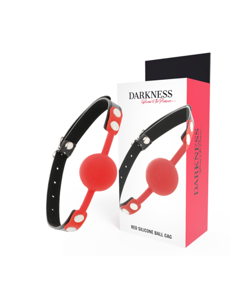 DARKNESS - RED SILICONE GAG