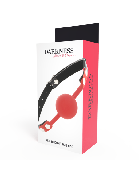 DARKNESS - RED SILICONE GAG
