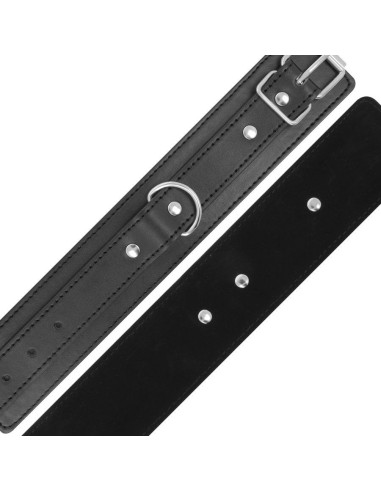 DARKNESS - BLACK ADJUSTABLE HANDCUFFS WITH DOUBLE REINFORCEMENT TAPE