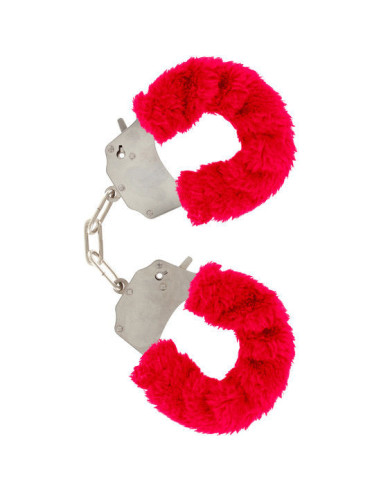 TOYJOY - FURRY FUN CUFFS BONDAGE RED
