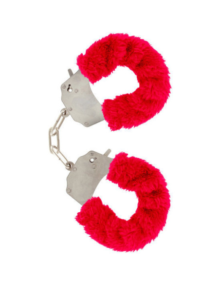 TOYJOY - FURRY FUN CUFFS BONDAGE RED