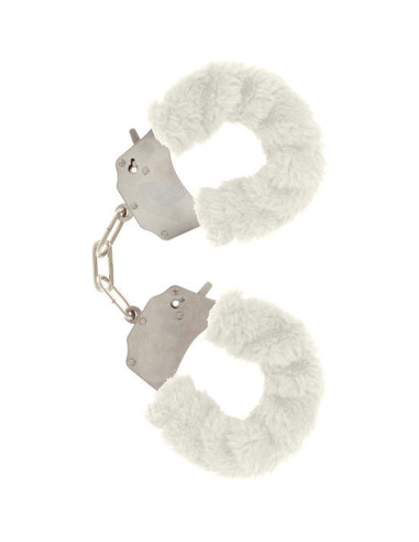 TOYJOY - FURRY FUN CUFFS BONDAGE WHITE