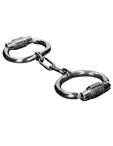 METAL HARD - HANDCUFFS WITH COMBINATION LOCK