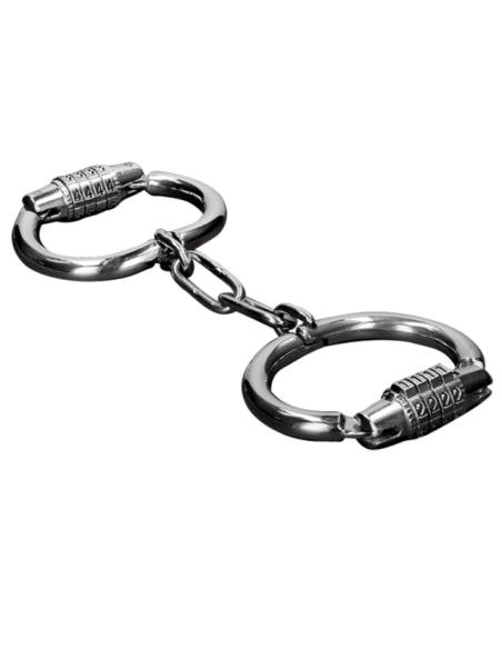 METAL HARD - HANDCUFFS WITH COMBINATION LOCK
