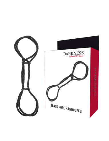 DARKNESS - 100 COTTON ROPE HANDCUFFS OR ANKLE HANDCUFFS