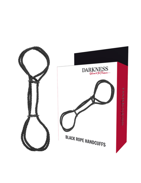 DARKNESS - 100 COTTON ROPE HANDCUFFS OR ANKLE HANDCUFFS