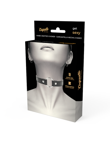 COQUETTE CHIC DESIRE - VEGAN LEATHER NECKLACE WOMAN ACCESSORY