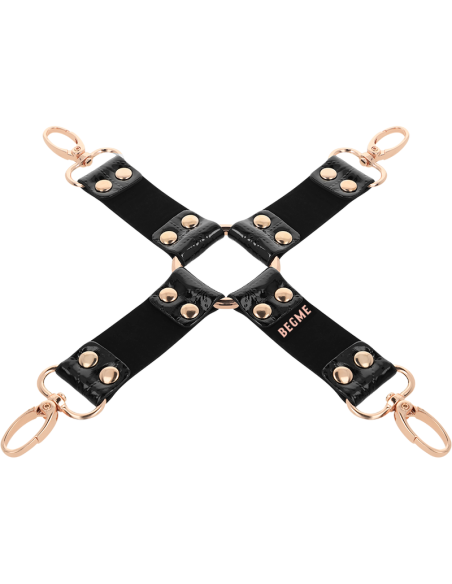 BEGME - BLACK EDITION VEGAN LEATHER HOG TIE