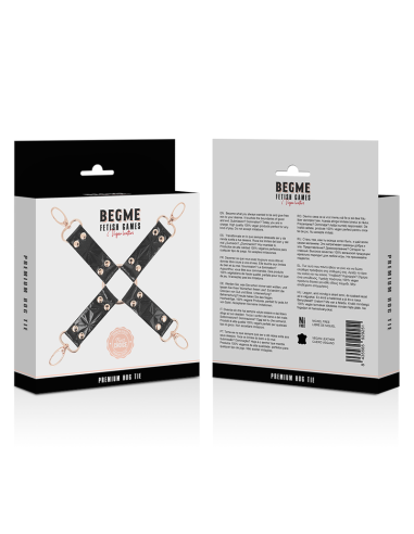 BEGME - BLACK EDITION VEGAN LEATHER HOG TIE