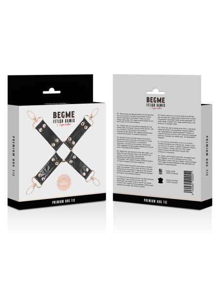 BEGME - BLACK EDITION VEGAN LEATHER HOG TIE