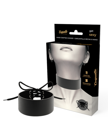 COQUETTE CHIC DESIRE - VEGAN LEATHER CHOKER