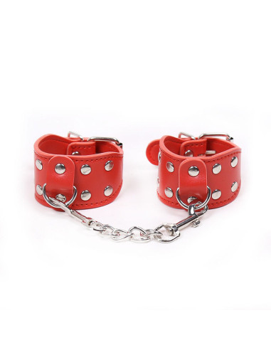 OHMAMA FETISH - ADJUSTABLE HANDCUFFS WITH METAL CHAIN