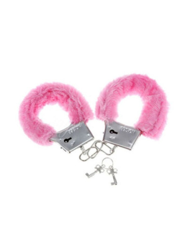 DIABLO PICANTE - PLEASURE FURRY HANDCUFFS PINK