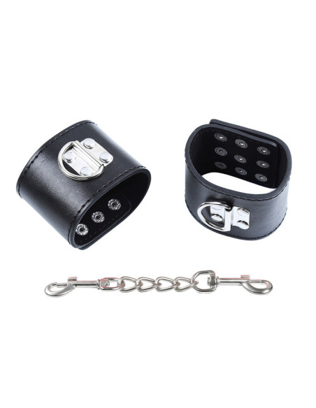 OHMAMA FETISH - WRIST RESTRAINTS SNAP FASTEN METAL