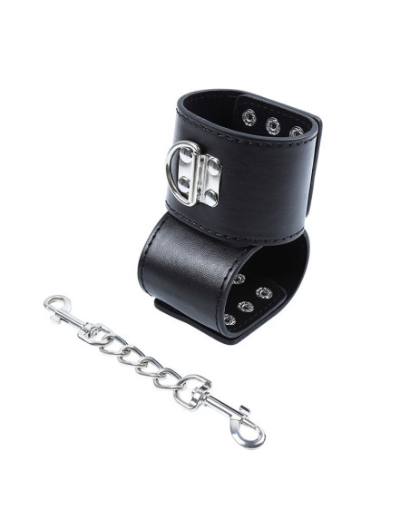 OHMAMA FETISH - WRIST RESTRAINTS SNAP FASTEN METAL