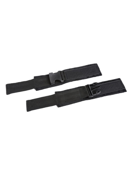 OHMAMA FETISH - HOOK AND LOOP FASTENER NYLON WRIST RESTRAINTS