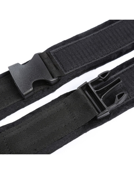 OHMAMA FETISH - HOOK AND LOOP FASTENER NYLON WRIST RESTRAINTS