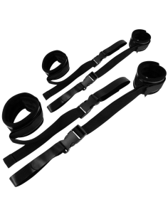 OHMAMA FETISH NYLON AND VELCRO RESTRAINT HANDCUFFS