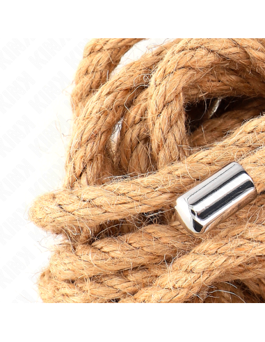KINK - HEMP ROPE WITH METAL HEAD 5 METER