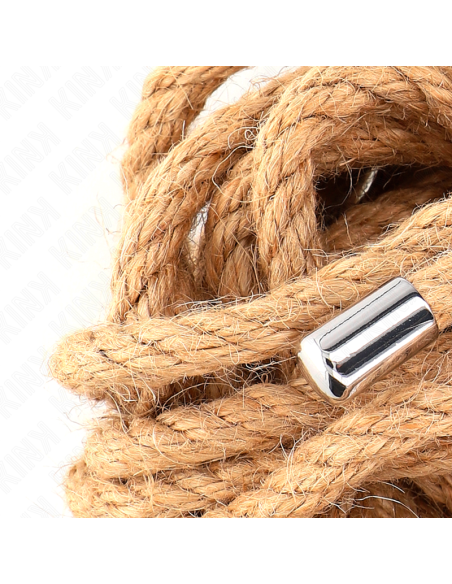KINK - HEMP ROPE WITH METAL HEAD 5 METER