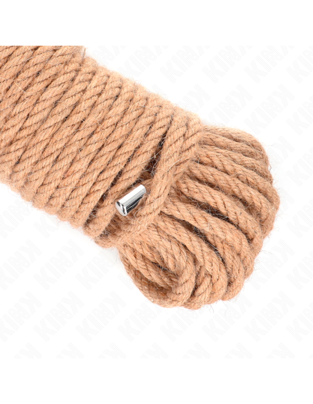 KINK - HEMP ROPE WITH METAL HEAD 20 METER