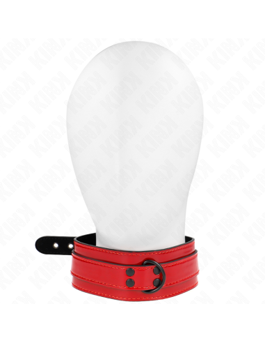 KINK - VYNO RAUDONO SPALVOS REGULIUOJAMAS KAKLO PAPUOŠALAS 37.5-49.5 CM X 5 CM