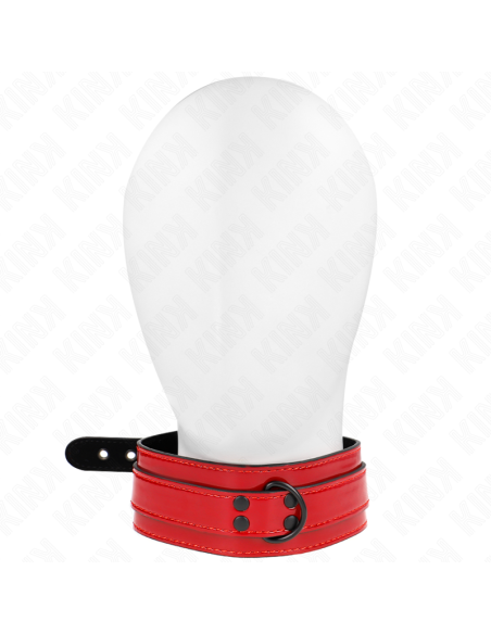 KINK - WINE RED ADJUSTABLE NECKLACE 37.5-49.5 CM X 5 CM