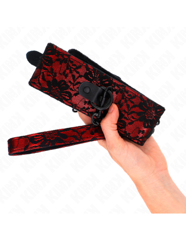 KINK - NĖRINIŲ KAKLO PAPUOŠALAS SU DIRŽU SU TIKROS ODOS DIRŽU 105 CM - 44 X 5,5 CM