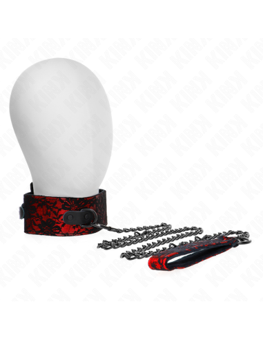 KINK - NĖRINIŲ KAKLO PAPUOŠALAS SU DIRŽU SU TIKROS ODOS DIRŽU 105 CM - 44 X 5,5 CM