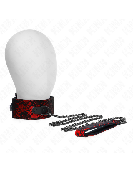 KINK - NĖRINIŲ KAKLO PAPUOŠALAS SU DIRŽU SU TIKROS ODOS DIRŽU 105 CM - 44 X 5,5 CM