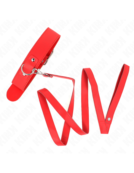 KINK - NECKLACE WITH BELT 116 CM ROJO STRAP ADJUSTABLE 32-50 CM X 8 CM