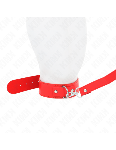 KINK - NECKLACE WITH BELT 116 CM ROJO STRAP ADJUSTABLE 32-50 CM X 8 CM
