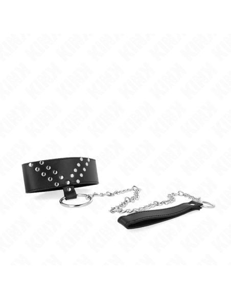 KINK - NECKLACE WITH BELT 65 CM WITH V RIVET ADJUSTABLE 36-43 CM X 5 CM
